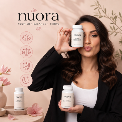 NUORA™ | Équilibre Hormonal, Énergie & Bien-Être Féminin.