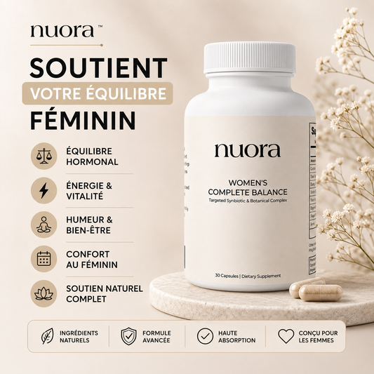 NUORA™ | Équilibre Hormonal, Énergie & Bien-Être Féminin.