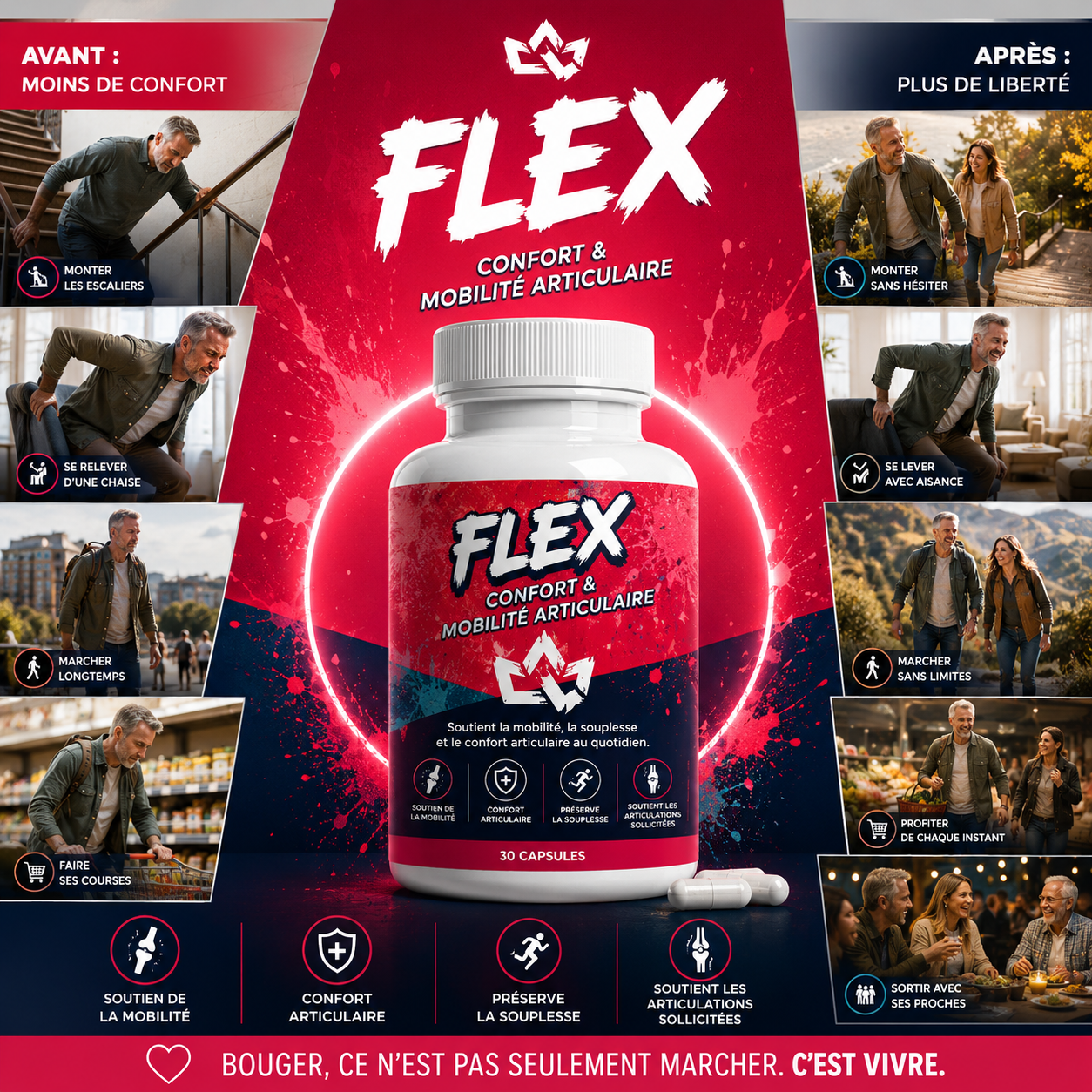 FLEX™ | Confort & Mobilité au Quotidien