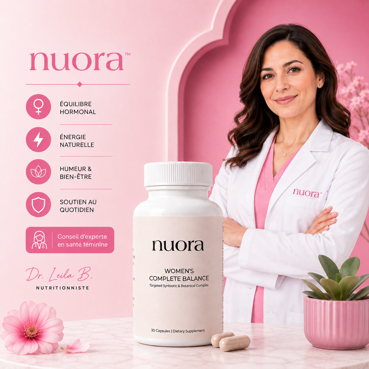 NUORA™ | Équilibre Hormonal, Énergie & Bien-Être Féminin.