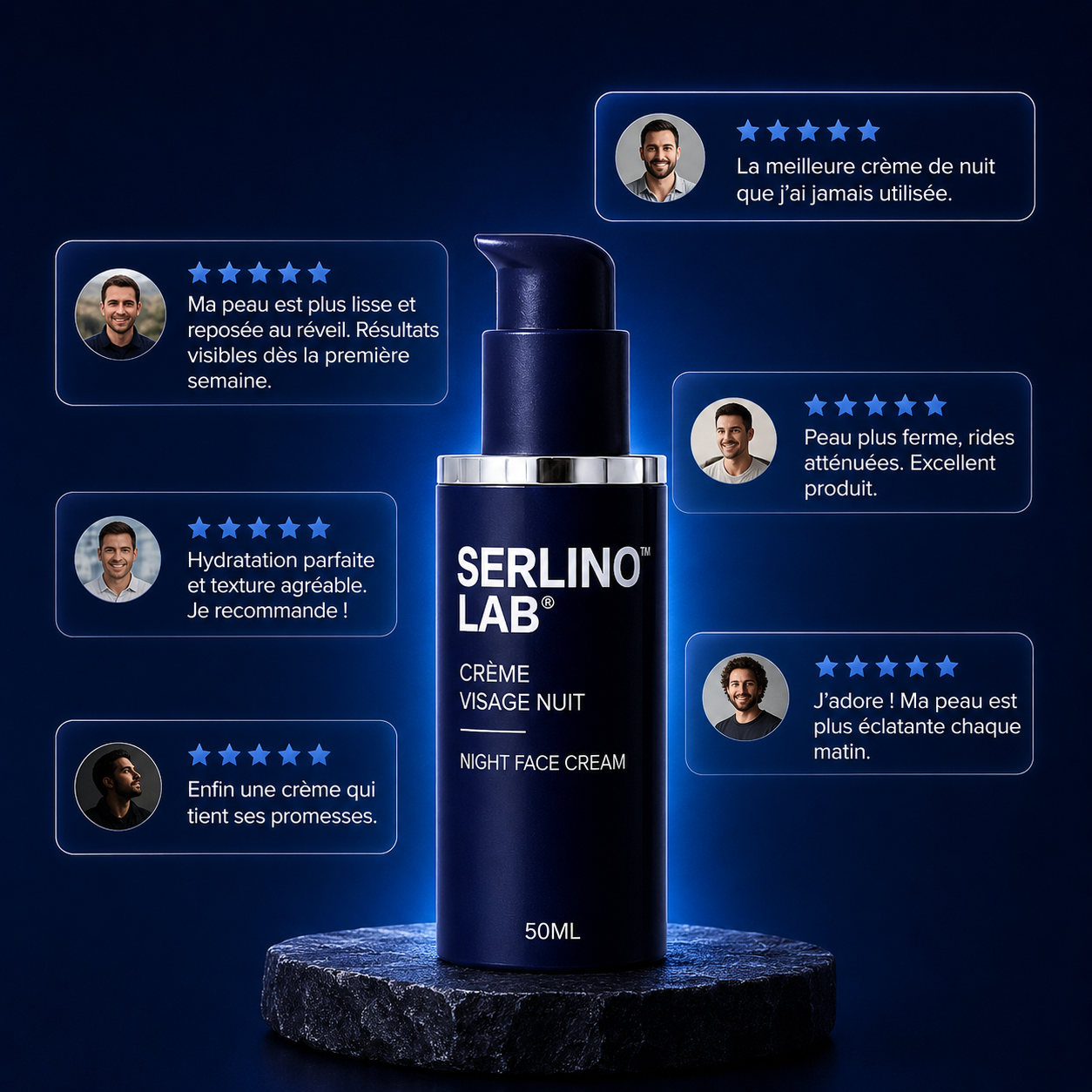 SERLINO™ | Anti-Rides, Fermeté & Jeunesse